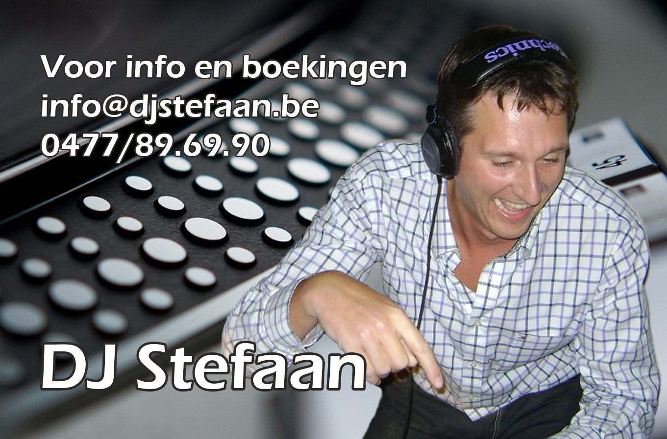 Verhuurders van geluidsinstallaties Adegem DJ Stefaan